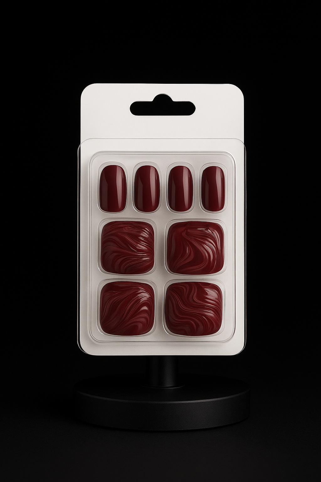 Color Stain Nail Kit β 96-Piece Elegant Burgundy Collection for Instant Glam β€οΈFree shipping π