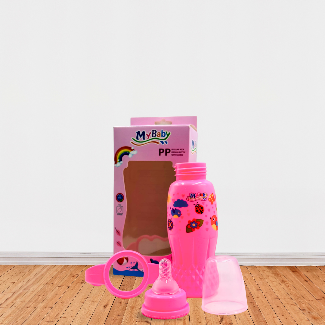 Pure Love Baby Feeding Feeder Bottle Coloured 280ml/9oz