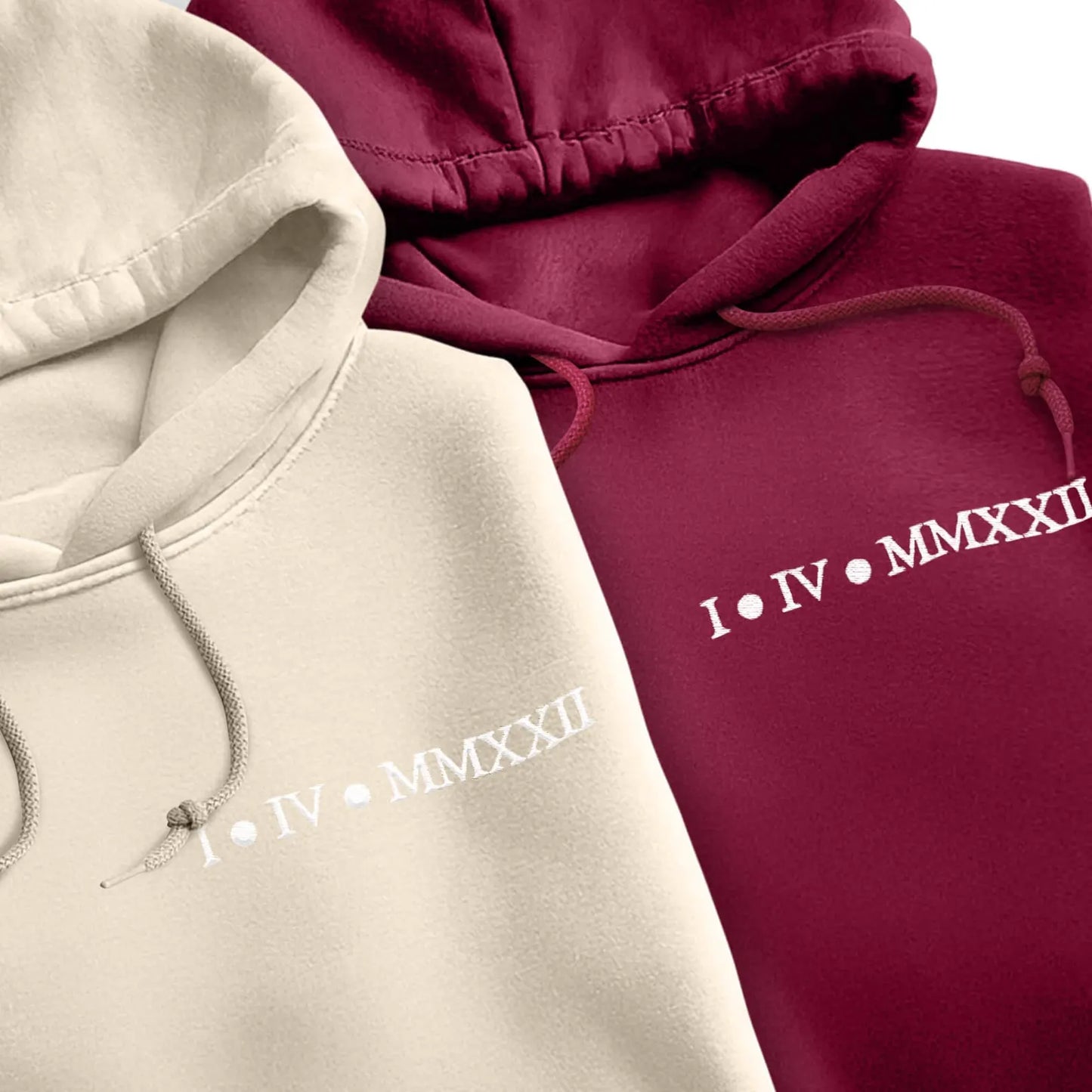 π« Personalized Couple Hoodies β Custom Embroidered Line Art π§΅β€οΈ