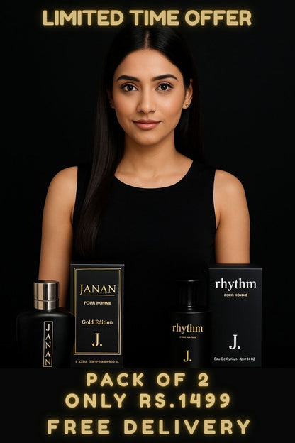 J. Perfume Combo – Rhythm 80ml & Janan Gold 100ml | Premium Scents 🌟 Free Shipping 🚚