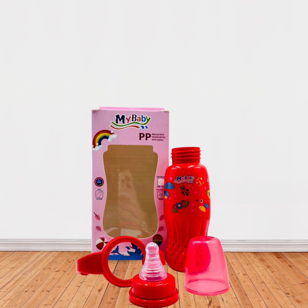 Pure Love Baby Feeding Feeder Bottle Coloured 280ml/9oz