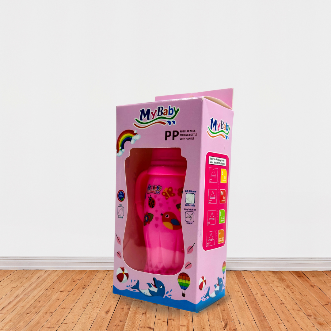 Pure Love Baby Feeding Feeder Bottle Coloured 280ml/9oz