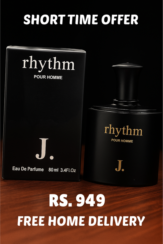 J. Rhythm Pour Homme – 80ml Perfume | Premium Long Lasting Scent 🌟